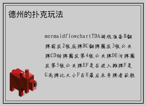 德州的扑克玩法
